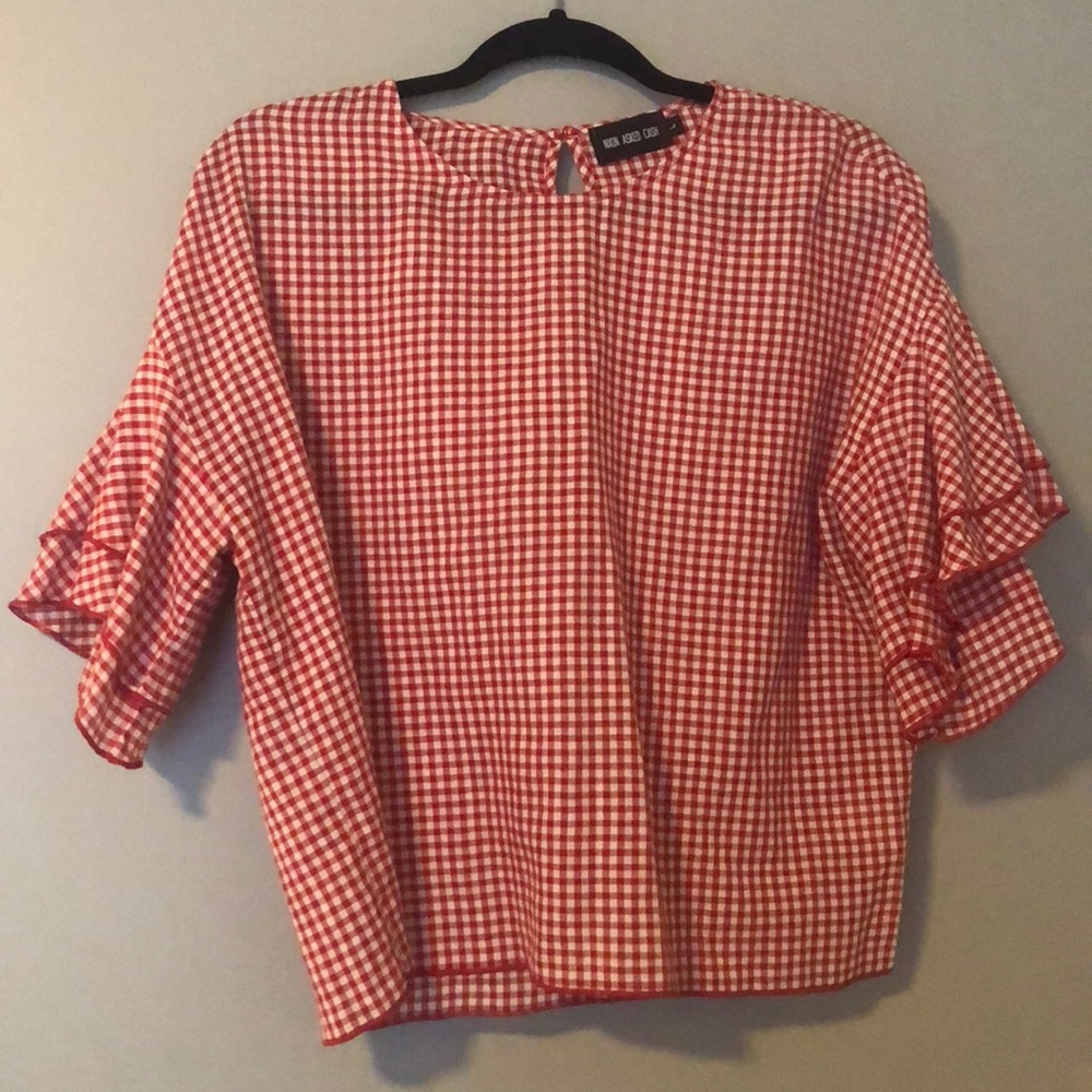 Checkered blouse
